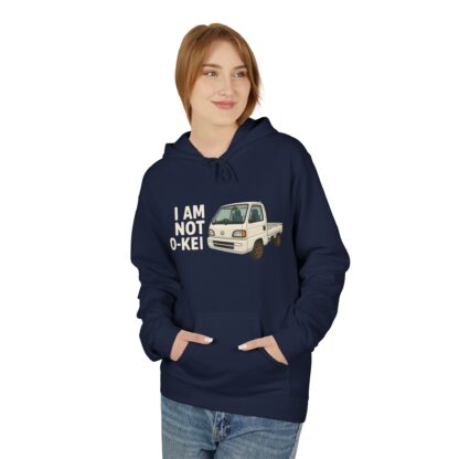 Honda Acty I Am Not O-Kei Kei Truck Design - Fleece Hoodie - Image 15