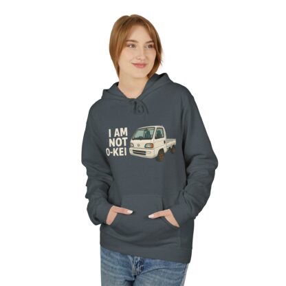 Honda Acty I Am Not O-Kei Kei Truck Design - Fleece Hoodie - Image 7