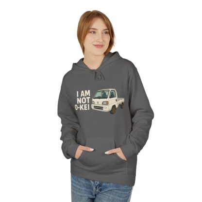 Honda Acty I Am Not O-Kei Kei Truck Design - Fleece Hoodie - Image 11